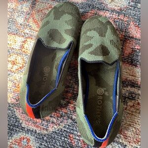 Rothy's Olive Green Slip-On Flats